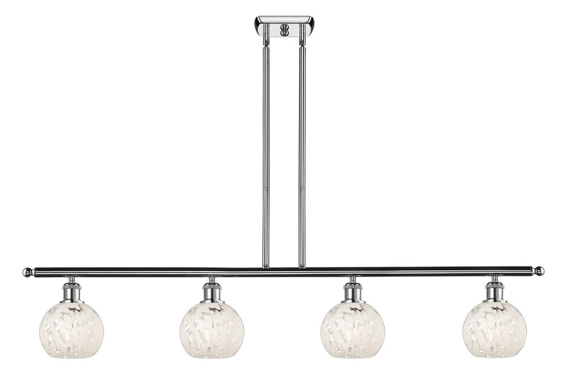 Innovations 516-4I-PC-G1216-6WM LED Island Pendant, Polished Chrome