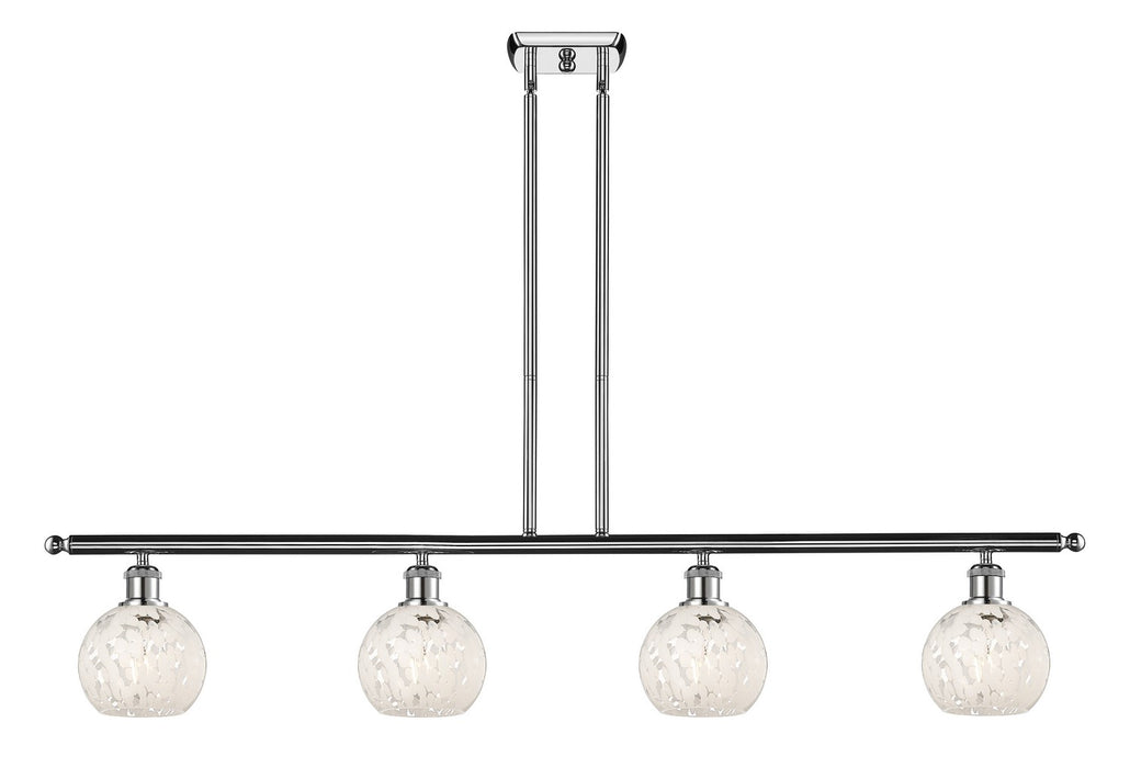 Innovations 516-4I-PC-G1216-6WM LED Island Pendant, Polished Chrome