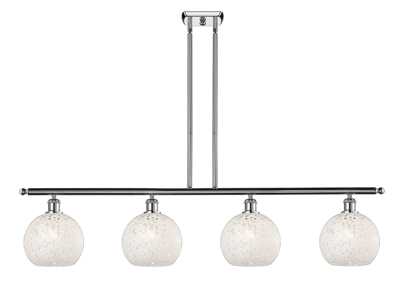Innovations 516-4I-PC-G1216-8WM LED Island Pendant, Polished Chrome
