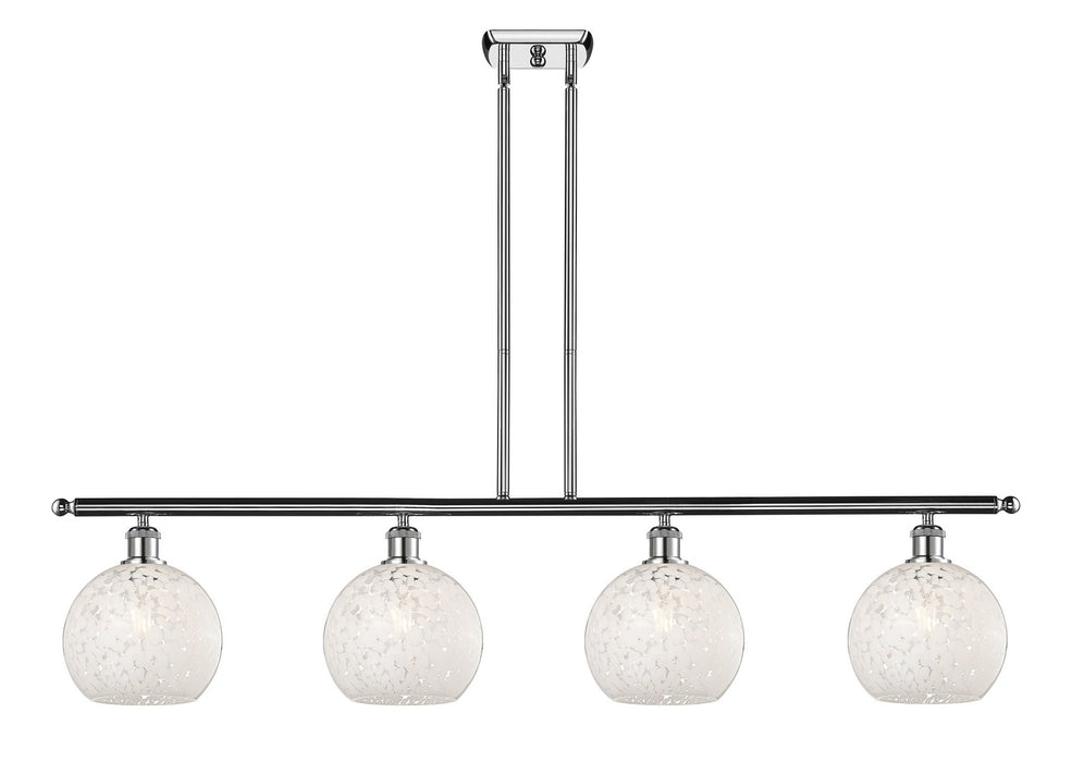 Innovations 516-4I-PC-G1216-8WM LED Island Pendant, Polished Chrome