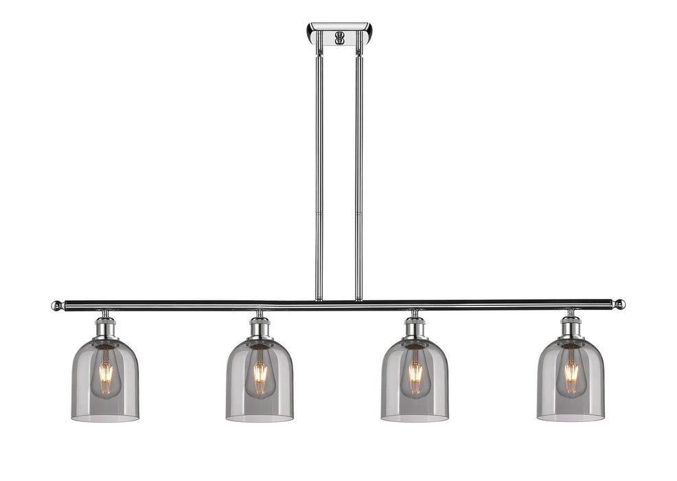 Innovations 516-4I-PC-G558-6SM Four Light Island Pendant, Polished Chrome