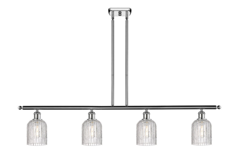 Innovations 516-4I-PC-G559-5CL Four Light Island Pendant, Polished Chrome