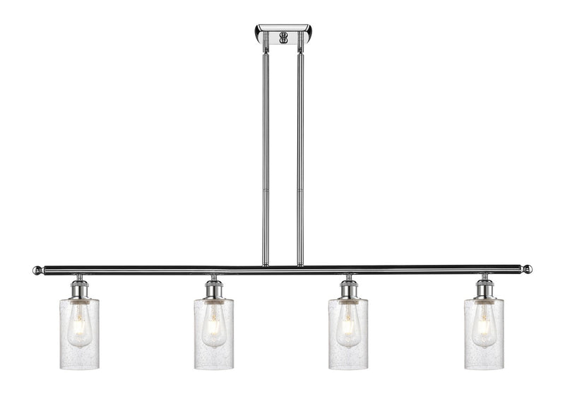 Innovations 516-4I-PC-G804 Four Light Island Pendant, Polished Chrome