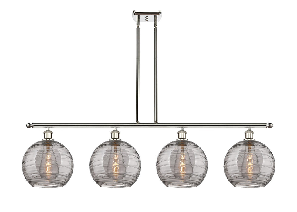 Innovations 516-4I-PN-G1213-10SM Four Light Island Pendant, Polished Nickel