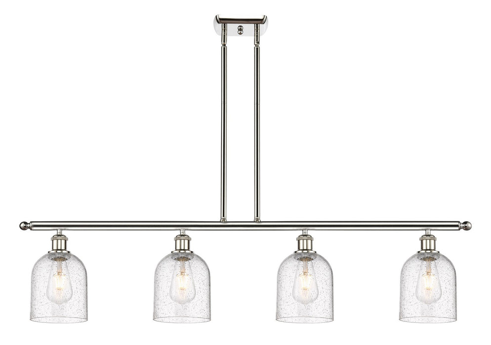 Innovations 516-4I-PN-G558-6SDY Four Light Island Pendant, Polished Nickel