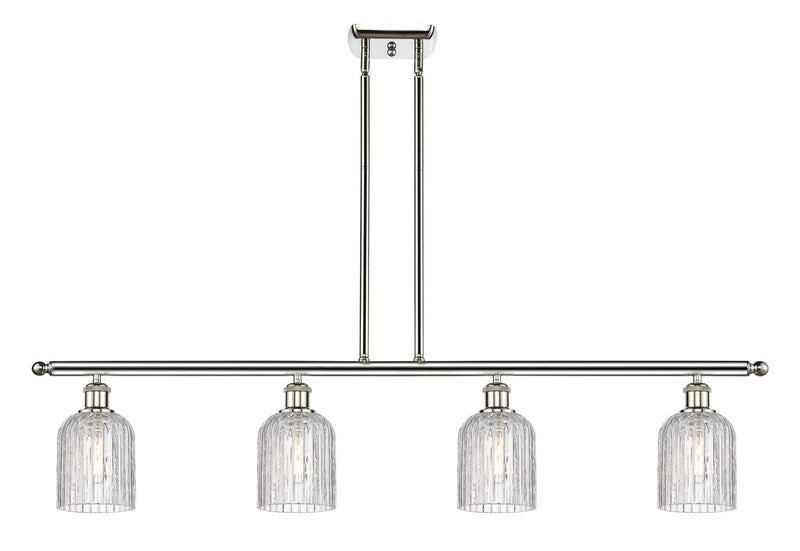 Innovations 516-4I-PN-G559-5CL Four Light Island Pendant, Polished Nickel