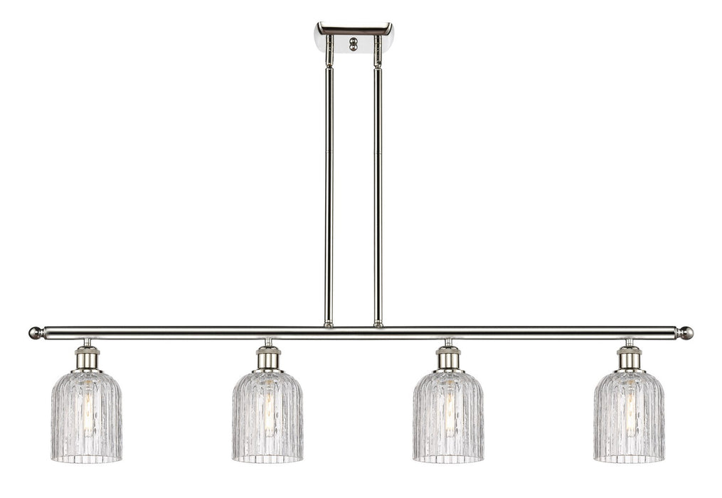 Innovations 516-4I-PN-G559-5CL Four Light Island Pendant, Polished Nickel