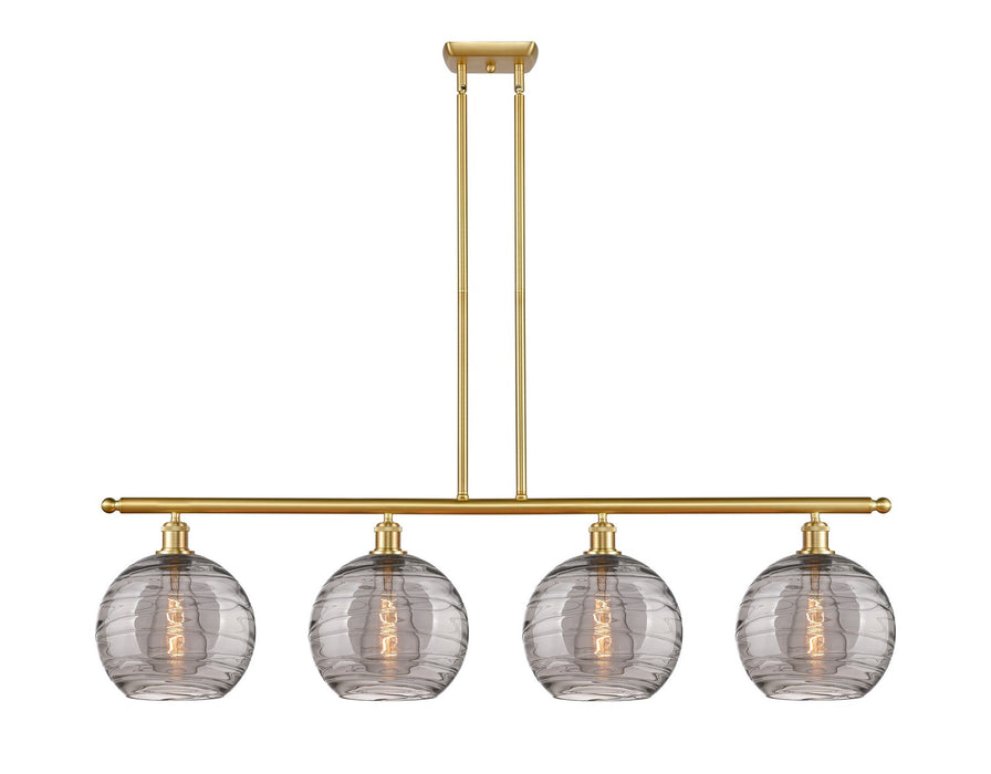 Innovations 516-4I-SG-G1213-10SM Four Light Island Pendant, Satin Gold