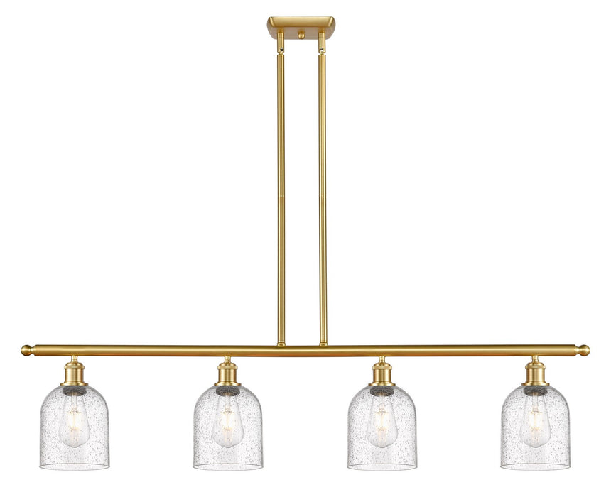 Innovations 516-4I-SG-G558-6SDY Four Light Island Pendant, Satin Gold