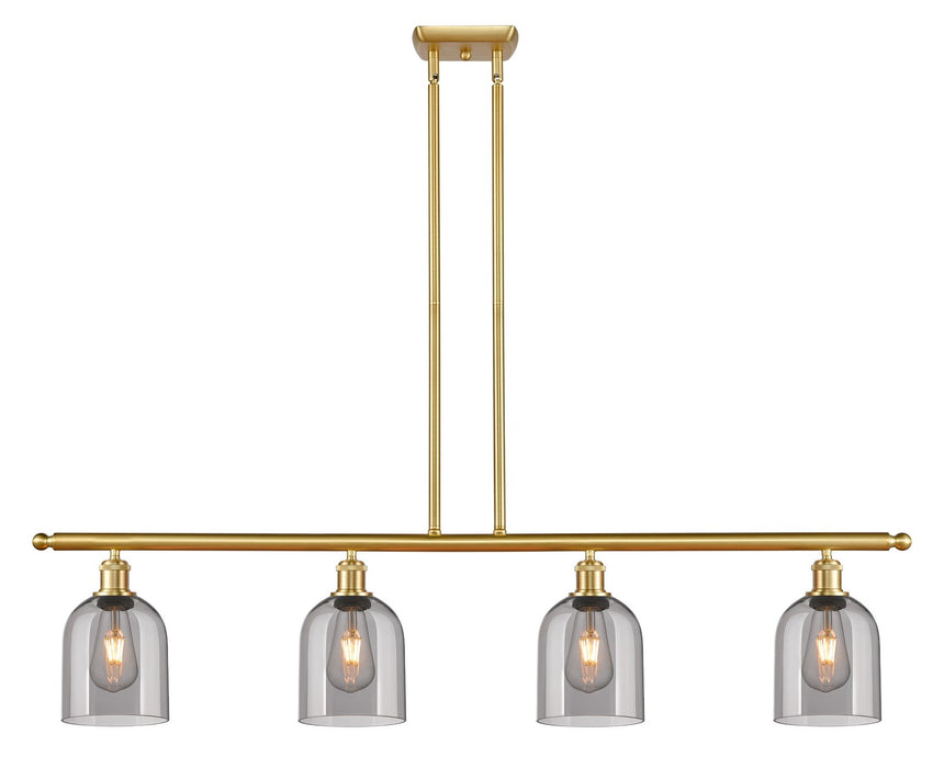 Innovations 516-4I-SG-G558-6SM Four Light Island Pendant, Satin Gold