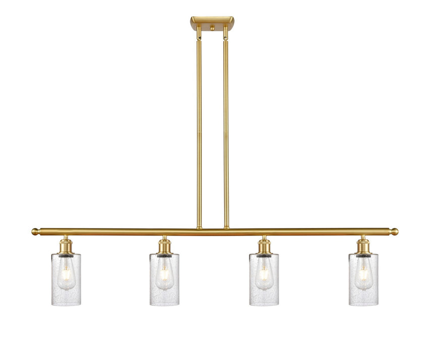 Innovations 516-4I-SG-G804 Four Light Island Pendant, Satin Gold