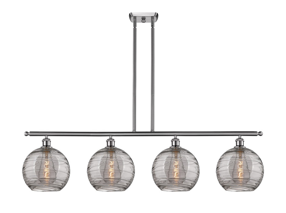 Innovations 516-4I-SN-G1213-10SM Four Light Island Pendant, Brushed Satin Nickel