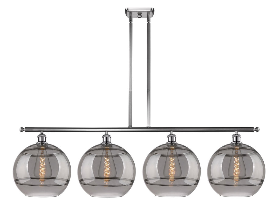 Innovations 516-4I-SN-G556-12SM Four Light Island Pendant, Brushed Satin Nickel