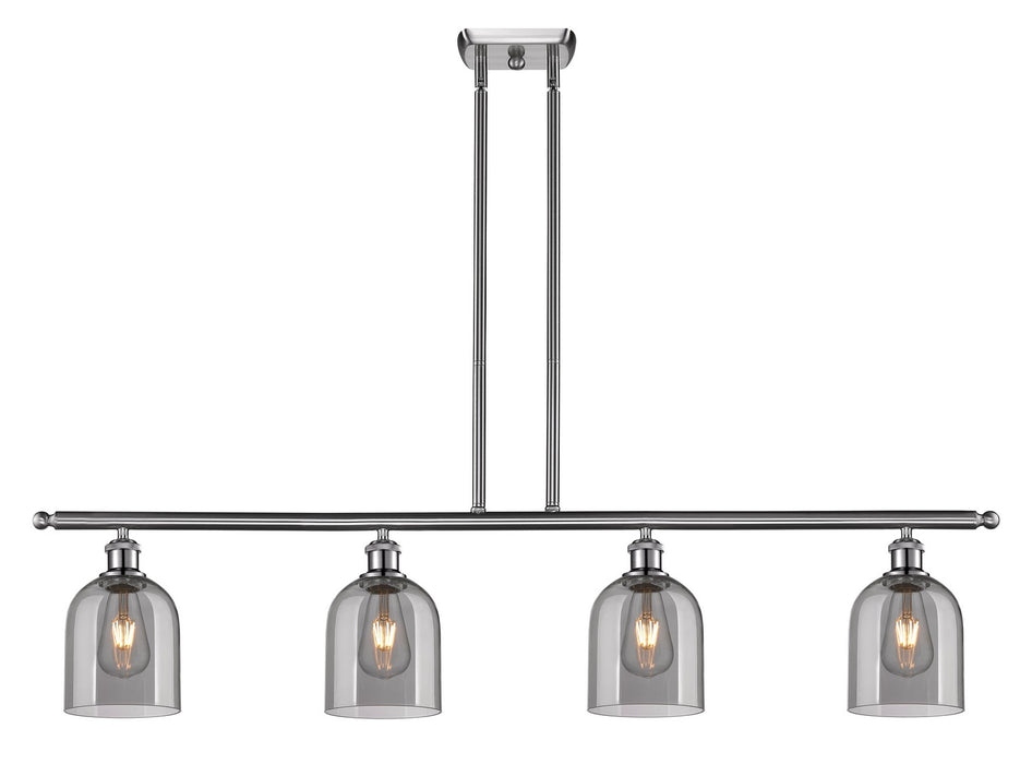 Innovations 516-4I-SN-G558-6SM Four Light Island Pendant, Brushed Satin Nickel