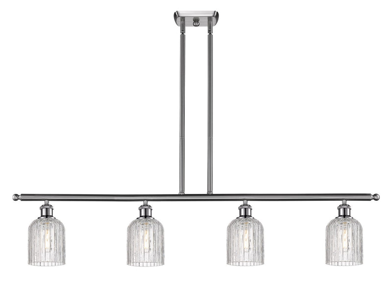 Innovations 516-4I-SN-G559-5CL Four Light Island Pendant, Brushed Satin Nickel