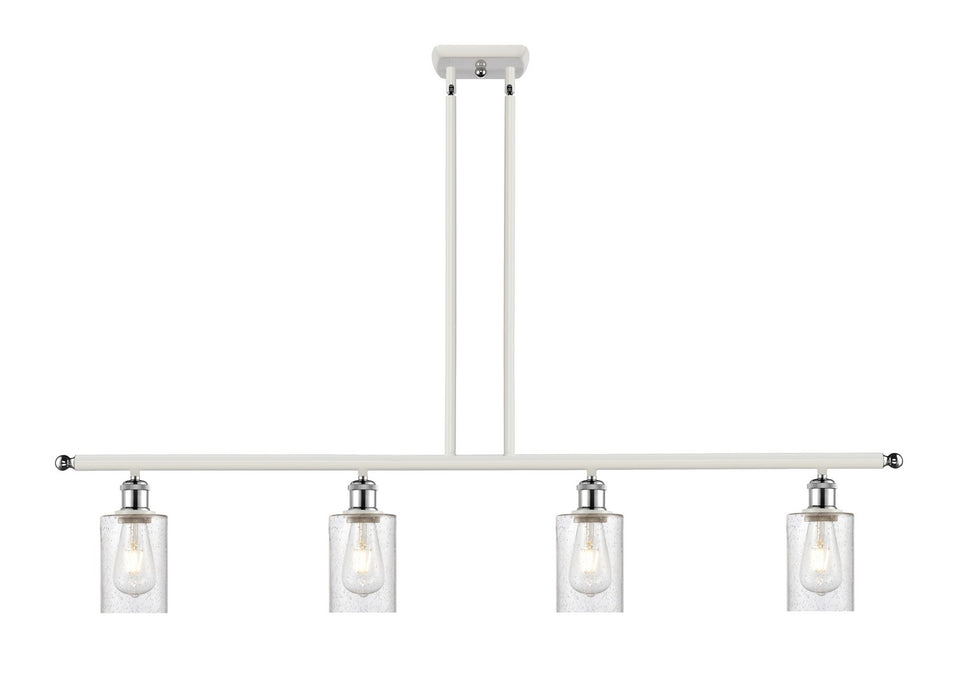 Innovations 516-4I-WPC-G804 Four Light Island Pendant, White Polished Chrome