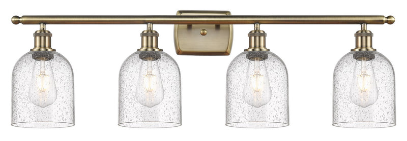 Innovations 516-4W-AB-G558-6SDY Four Light Bath Vanity, Antique Brass