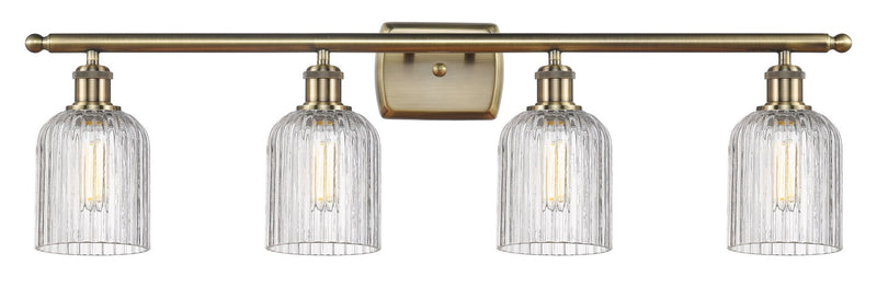 Innovations 516-4W-AB-G559-5CL Four Light Bath Vanity, Antique Brass