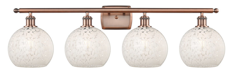 Innovations 516-4W-AC-G1216-8WM LED Bath Vanity, Antique Copper