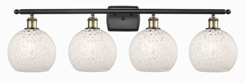 Innovations 516-4W-BAB-G1216-8WM LED Bath Vanity, Black Antique Brass