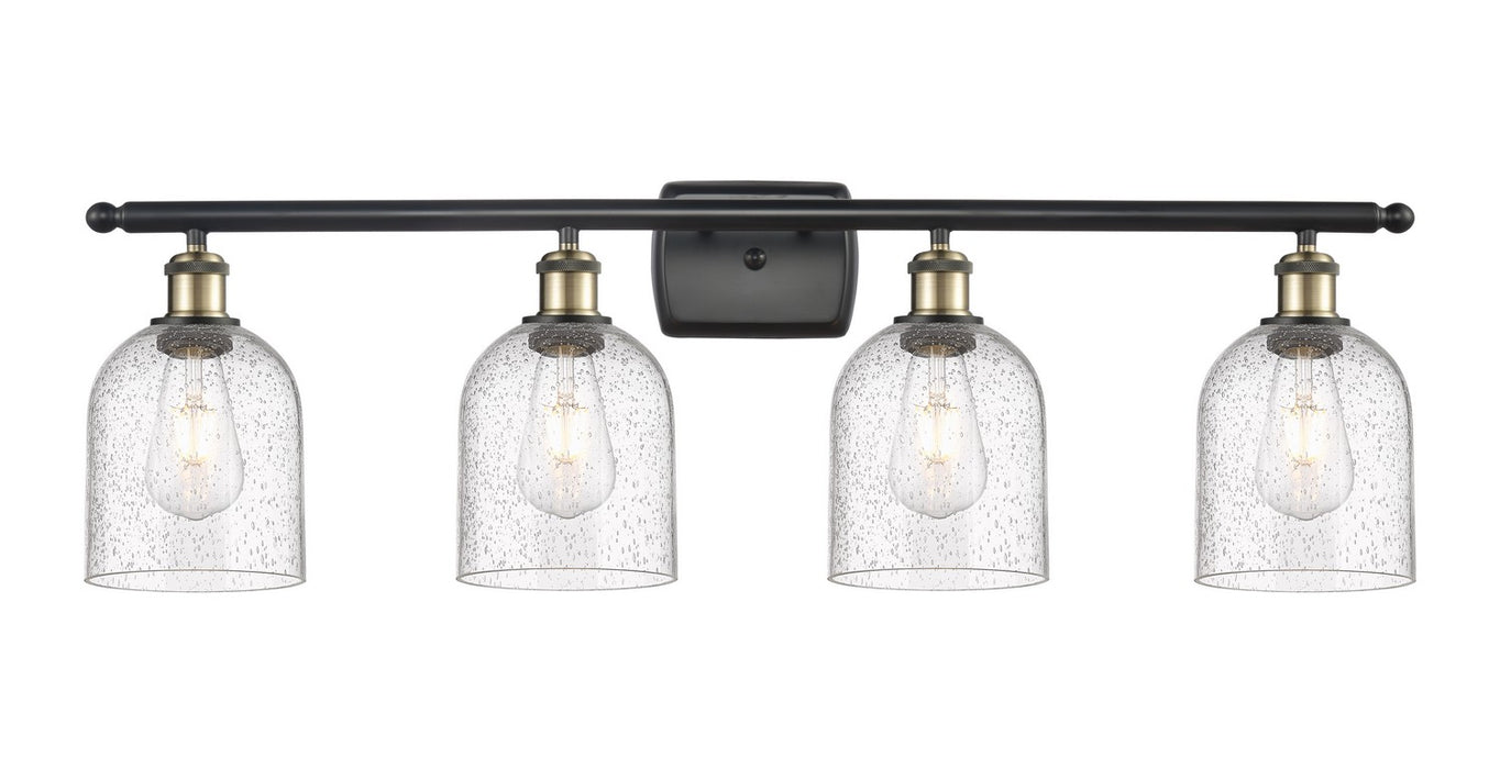 Innovations 516-4W-BAB-G558-6SDY Four Light Bath Vanity, Black Antique Brass
