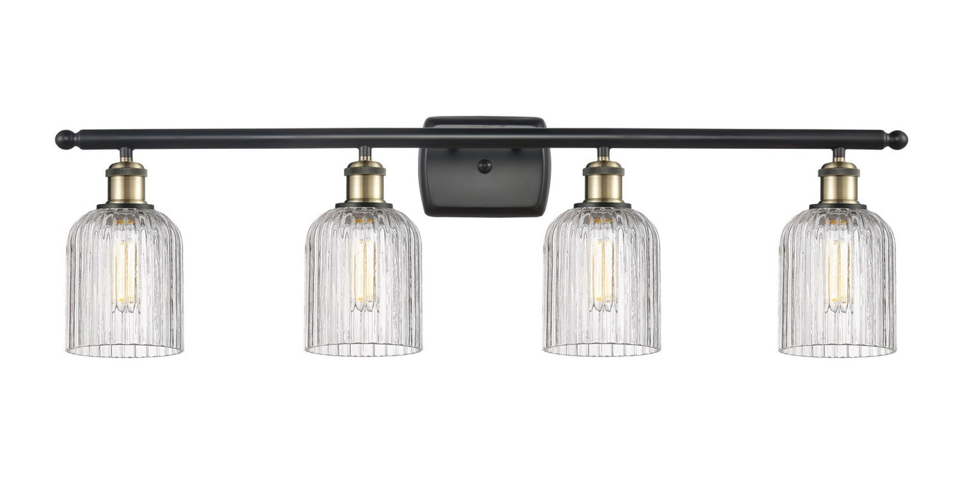 Innovations 516-4W-BAB-G559-5CL Four Light Bath Vanity, Black Antique Brass
