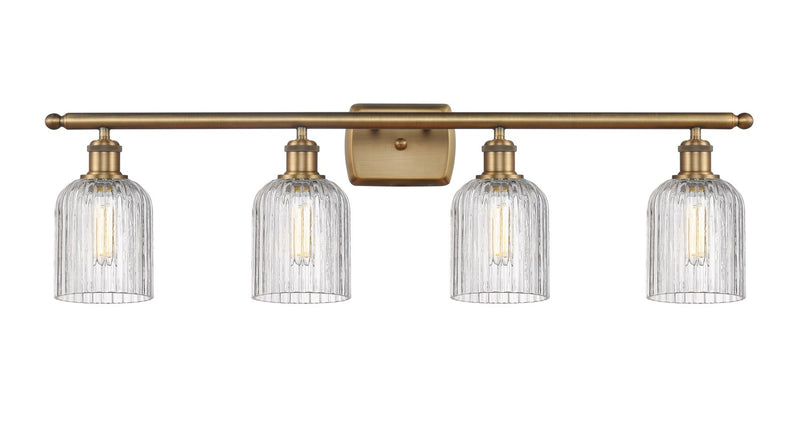 Innovations 516-4W-BB-G559-5CL Four Light Bath Vanity, Brushed Brass