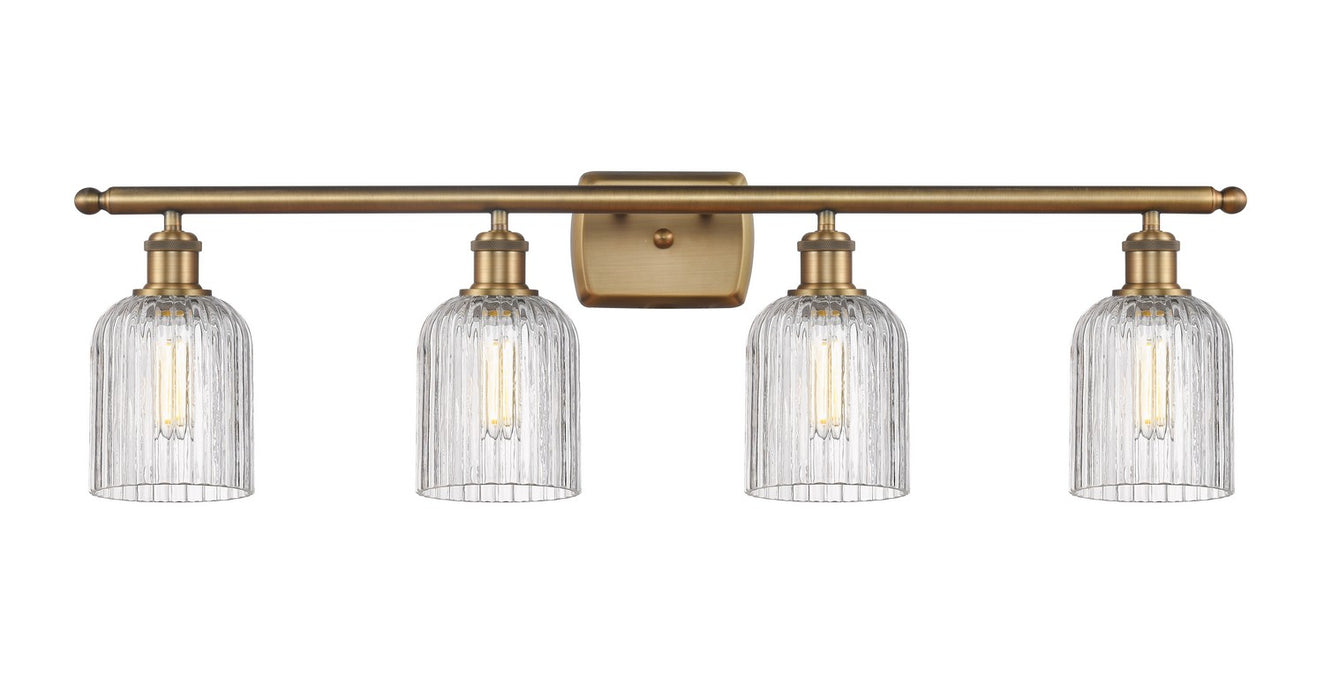 Innovations 516-4W-BB-G559-5CL Four Light Bath Vanity, Brushed Brass