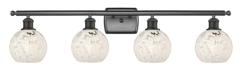 Innovations 516-4W-OB-G1216-6WM LED Bath Vanity, Oil Rubbed Bronze