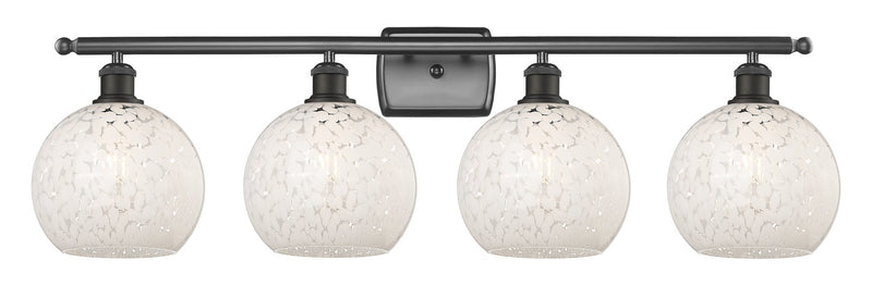 Innovations 516-4W-OB-G1216-8WM LED Bath Vanity, Oil Rubbed Bronze