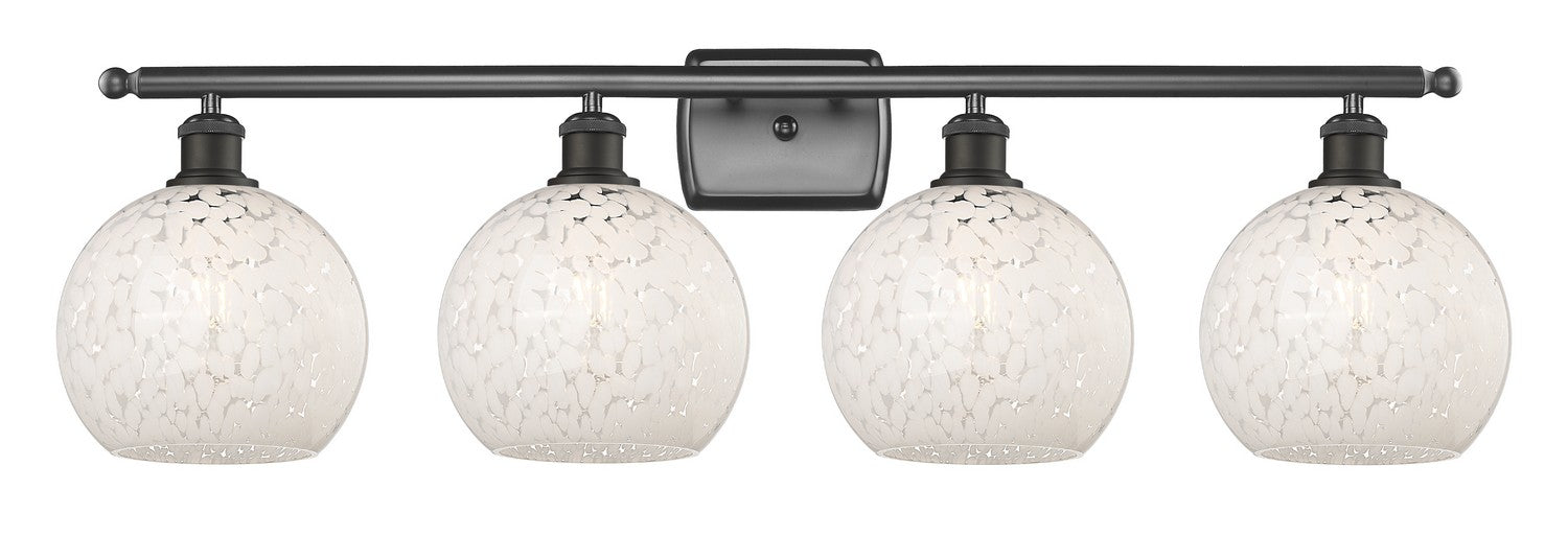 Innovations 516-4W-OB-G1216-8WM LED Bath Vanity, Oil Rubbed Bronze