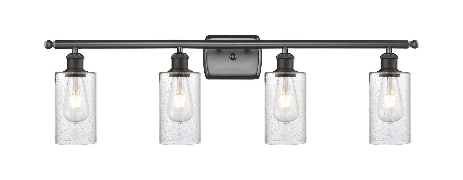 Innovations 516-4W-OB-G804 Four Light Bath Vanity, Oil Rubbed Bronze