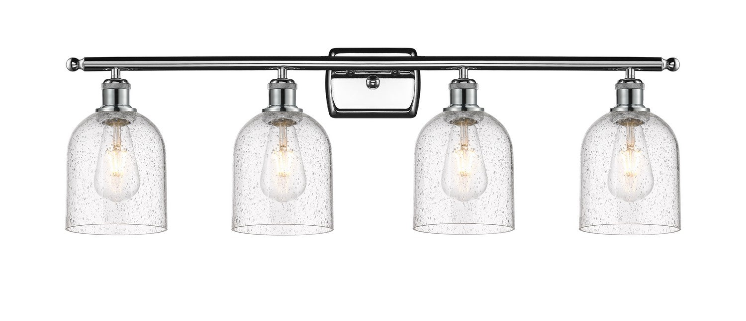 Innovations 516-4W-PC-G558-6SDY Four Light Bath Vanity, Polished Chrome