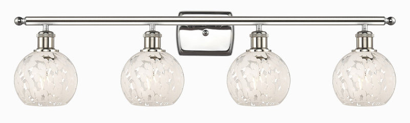 Innovations 516-4W-PN-G1216-6WM LED Bath Vanity, Polished Nickel
