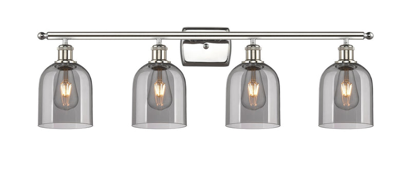 Innovations 516-4W-PN-G558-6SM Four Light Bath Vanity, Polished Nickel