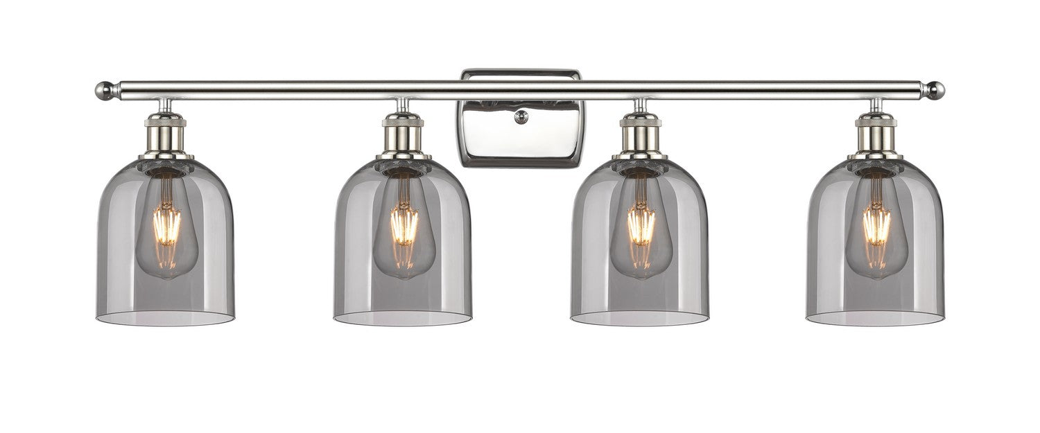 Innovations 516-4W-PN-G558-6SM Four Light Bath Vanity, Polished Nickel