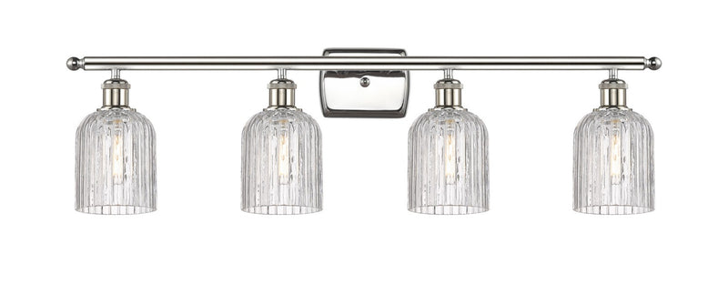 Innovations 516-4W-PN-G559-5CL Four Light Bath Vanity, Polished Nickel