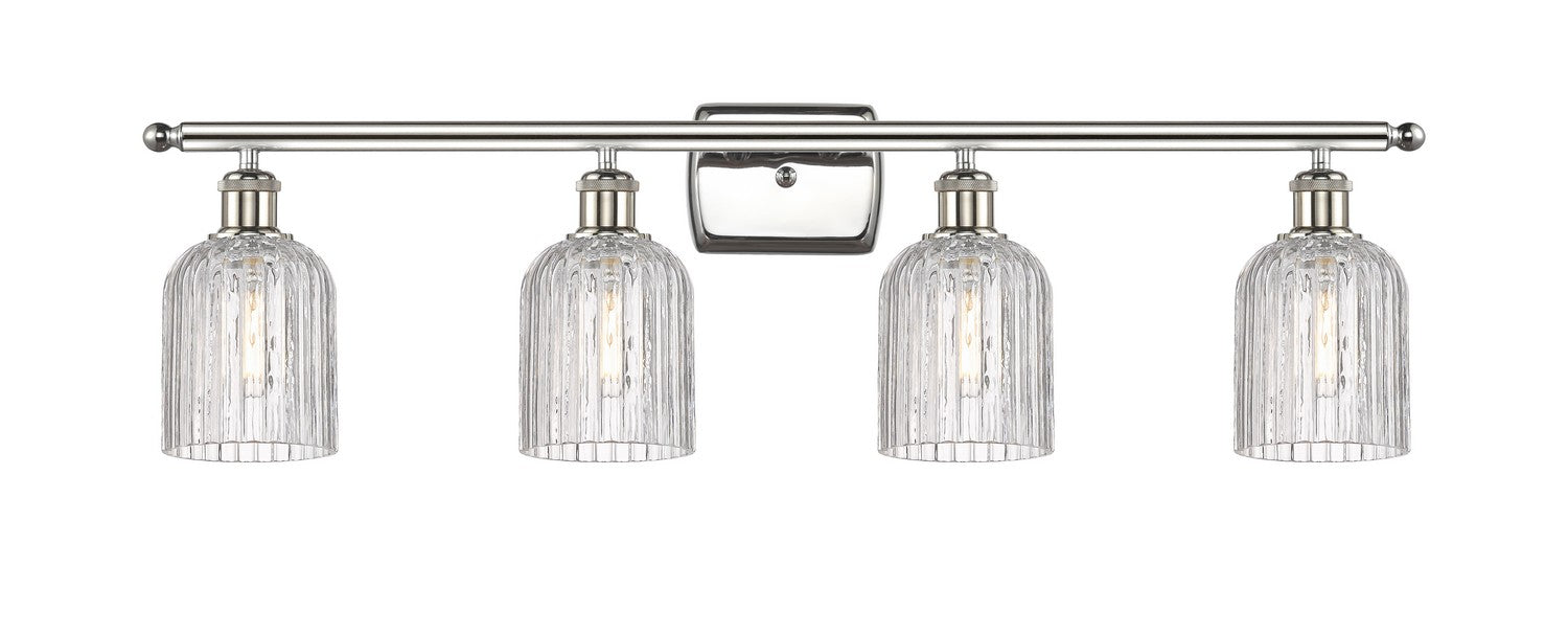 Innovations 516-4W-PN-G559-5CL Four Light Bath Vanity, Polished Nickel
