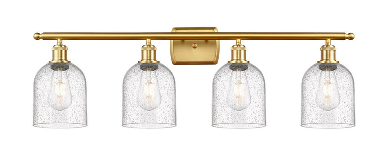 Innovations 516-4W-SG-G558-6SDY Four Light Bath Vanity, Satin Gold