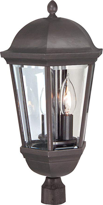Craftmade Z3025-OBO Three Light Post Mount, Oiled Bronze (Outdoor)
