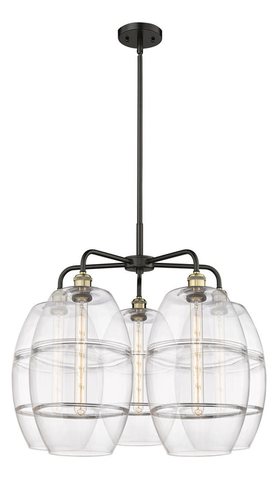 Innovations 516-5CR-BAB-G557-10CL LED Chandelier, Black Antique Brass