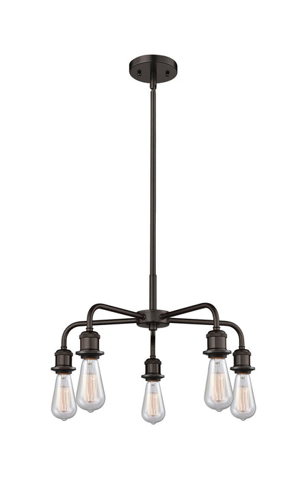 Innovations 516-5CR-OB Five Light Chandelier, Oil Rubbed Bronze