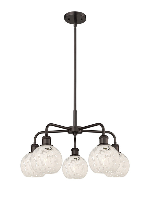 Innovations 516-5CR-OB-G1216-6WM LED Chandelier, Oil Rubbed Bronze