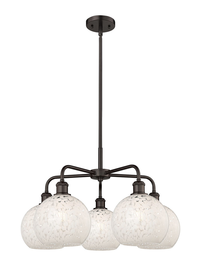 Innovations 516-5CR-OB-G1216-8WM LED Chandelier, Oil Rubbed Bronze
