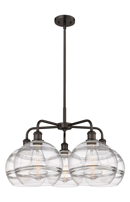 Innovations 516-5CR-OB-G556-10CL LED Chandelier, Oil Rubbed Bronze