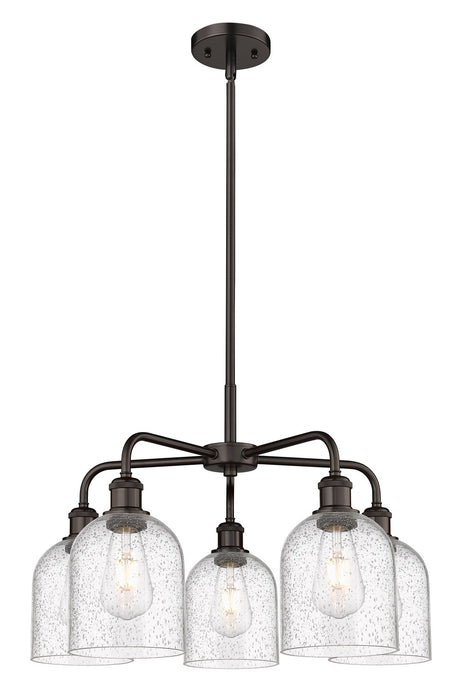 Innovations 516-5CR-OB-G558-6SDY Five Light Chandelier, Oil Rubbed Bronze