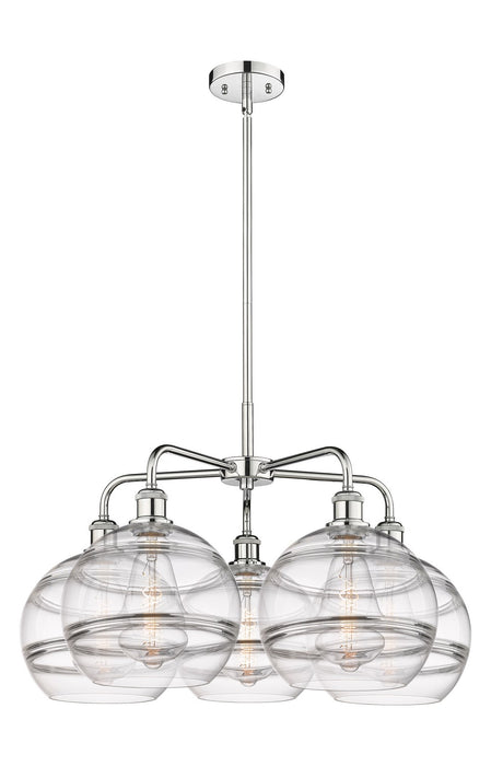 Innovations 516-5CR-PC-G556-10CL LED Chandelier, Polished Chrome