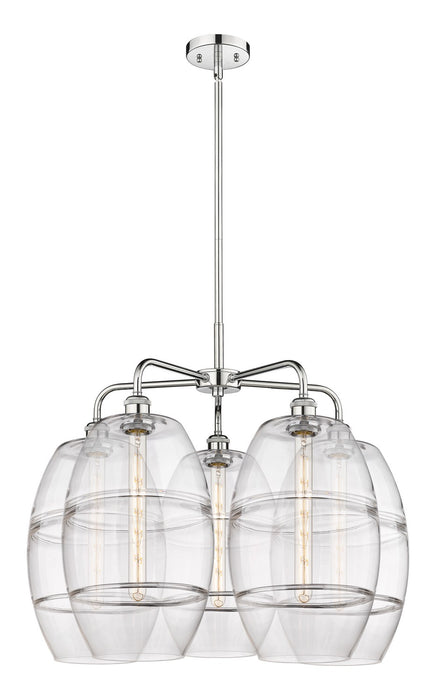 Innovations 516-5CR-PC-G557-10CL LED Chandelier, Polished Chrome
