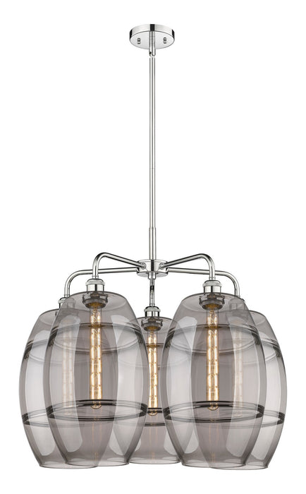 Innovations 516-5CR-PC-G557-10SM LED Chandelier, Polished Chrome