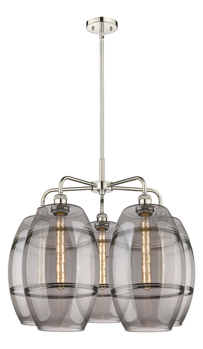 Innovations 516-5CR-PN-G557-10SM LED Chandelier, Polished Nickel